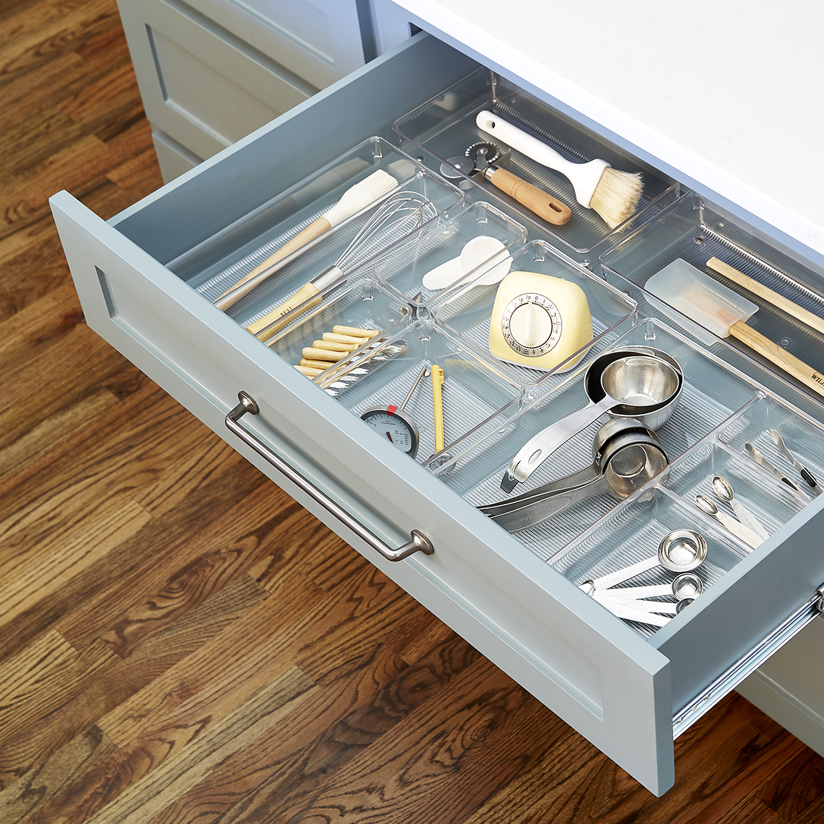 Kitchen Drawer Organizer - Adding a Double Drawer to Existing Cabinet
