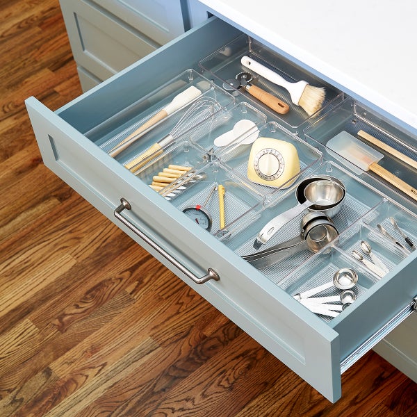 Interdesign Linus Drawer Organizer - Clear - 4 x 12 x 3 in