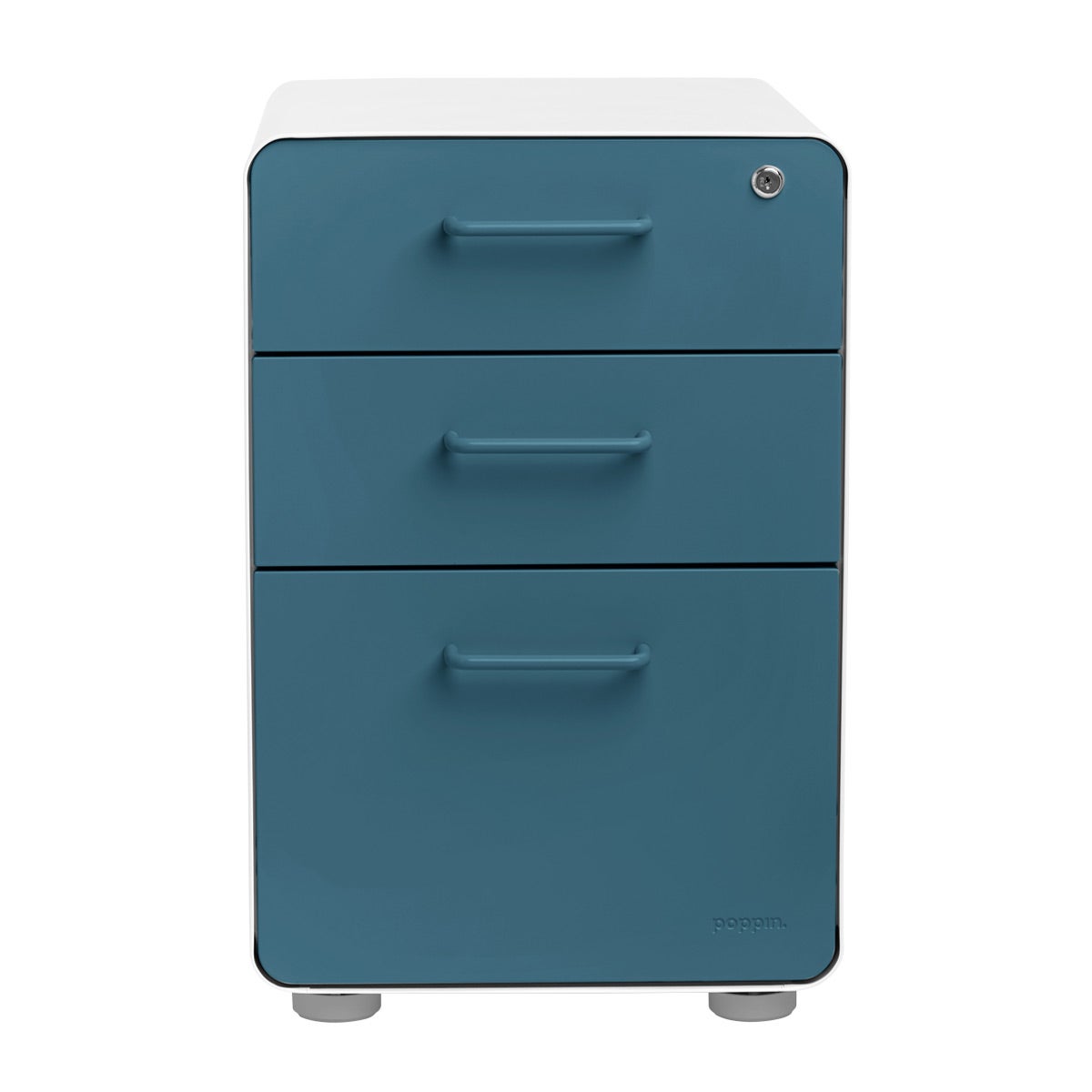 Poppin File Cabinet White Poppin 3 Drawer Stow File Cabinet