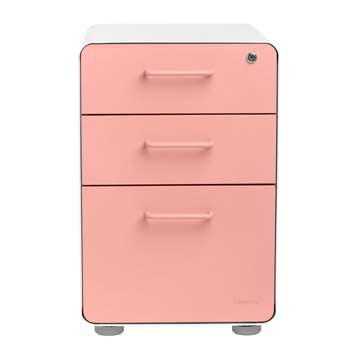 Poppin File Cabinet White Poppin 3 Drawer Stow File Cabinet