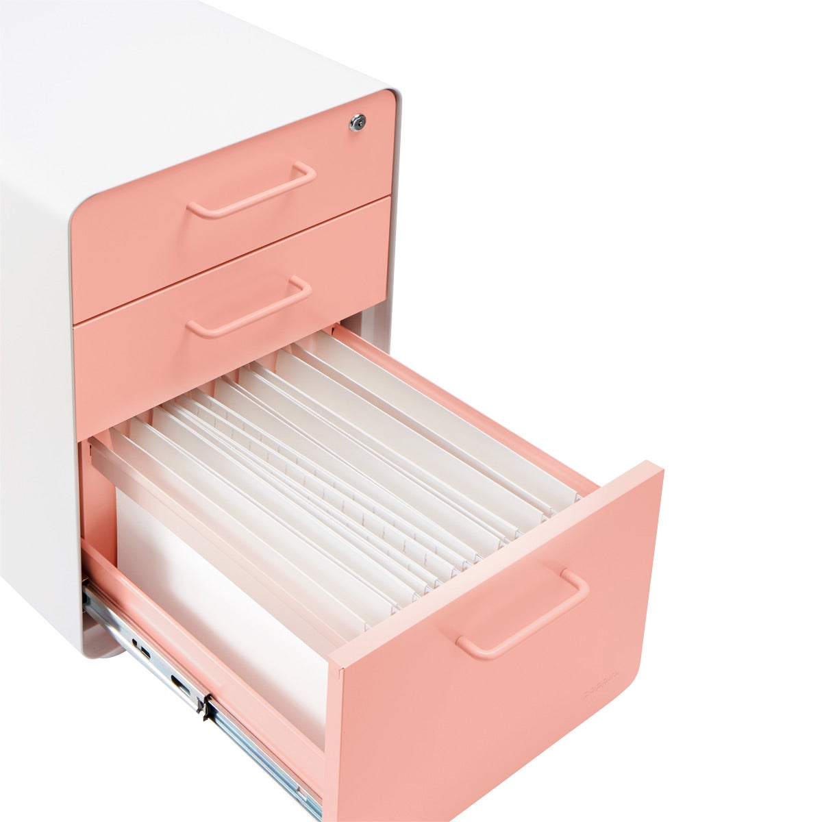 Poppin File White Poppin 3Drawer Stow File The
