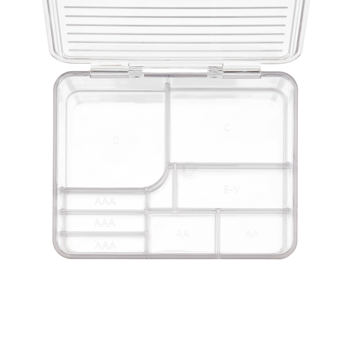 iDesign Recycled Plastic Divided Organizer, Battery Insert