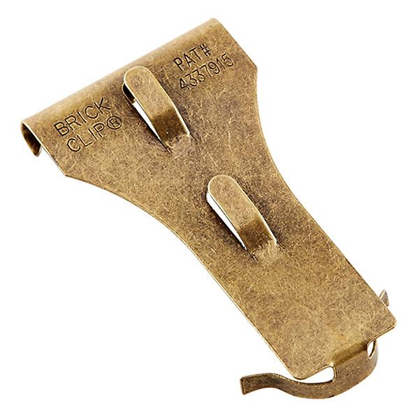 Standard Size Brass Brick Clip