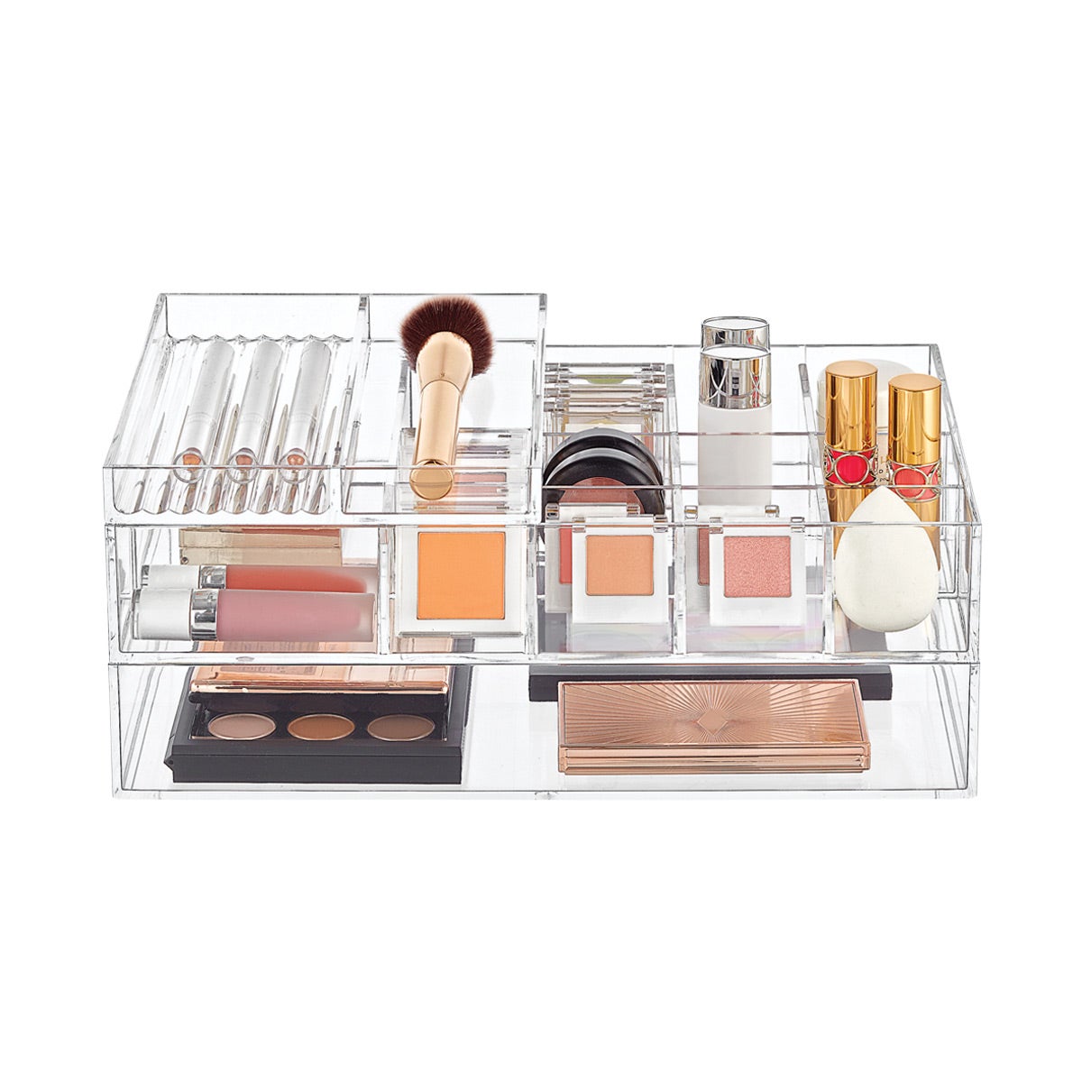 Clear Acrylic Makeup Storage Kit The Container Store