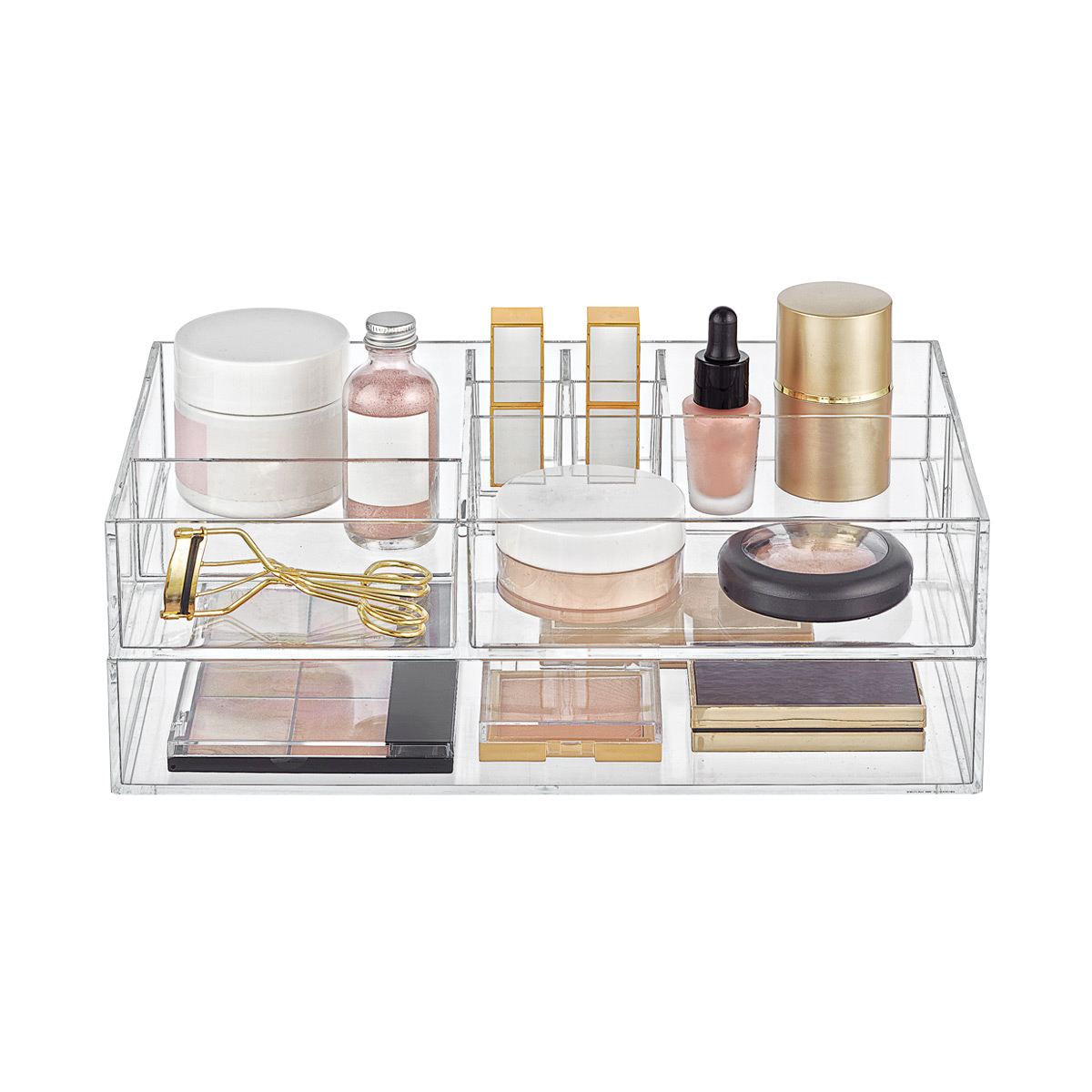 Clear Acrylic & Skin Care Starter Kit | The Container Store