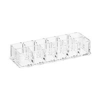 The Container Store 12-Section Luxe Acrylic Lipstick Organizer Clear