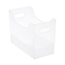 White Plastic Storage Bins with Handles | The Container Store