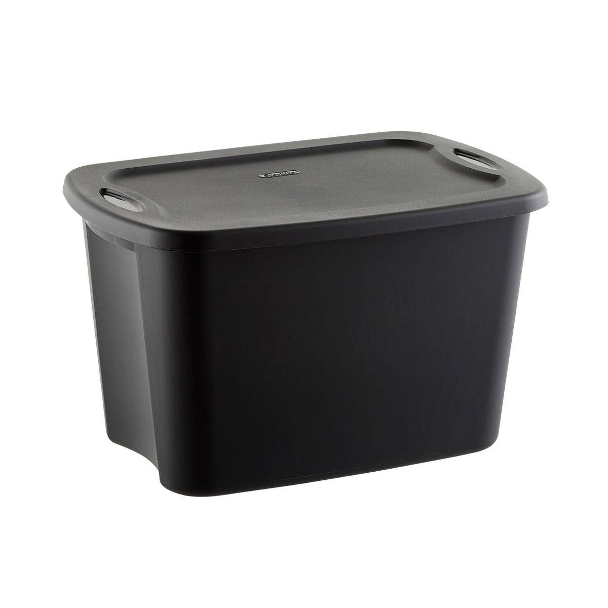 Sterilite 10 gal. Tote Box - Black - 20-5/8 x 14-1/8 x 12-3/8 H - Each