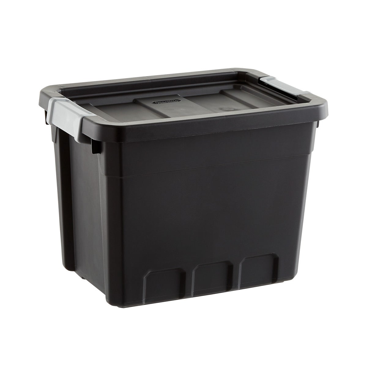 Sterilite 7.5 Gal./28 L Stacker Tote, Black