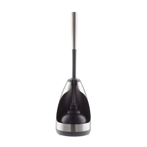 Polder Stainless Steel Plunger & Caddy