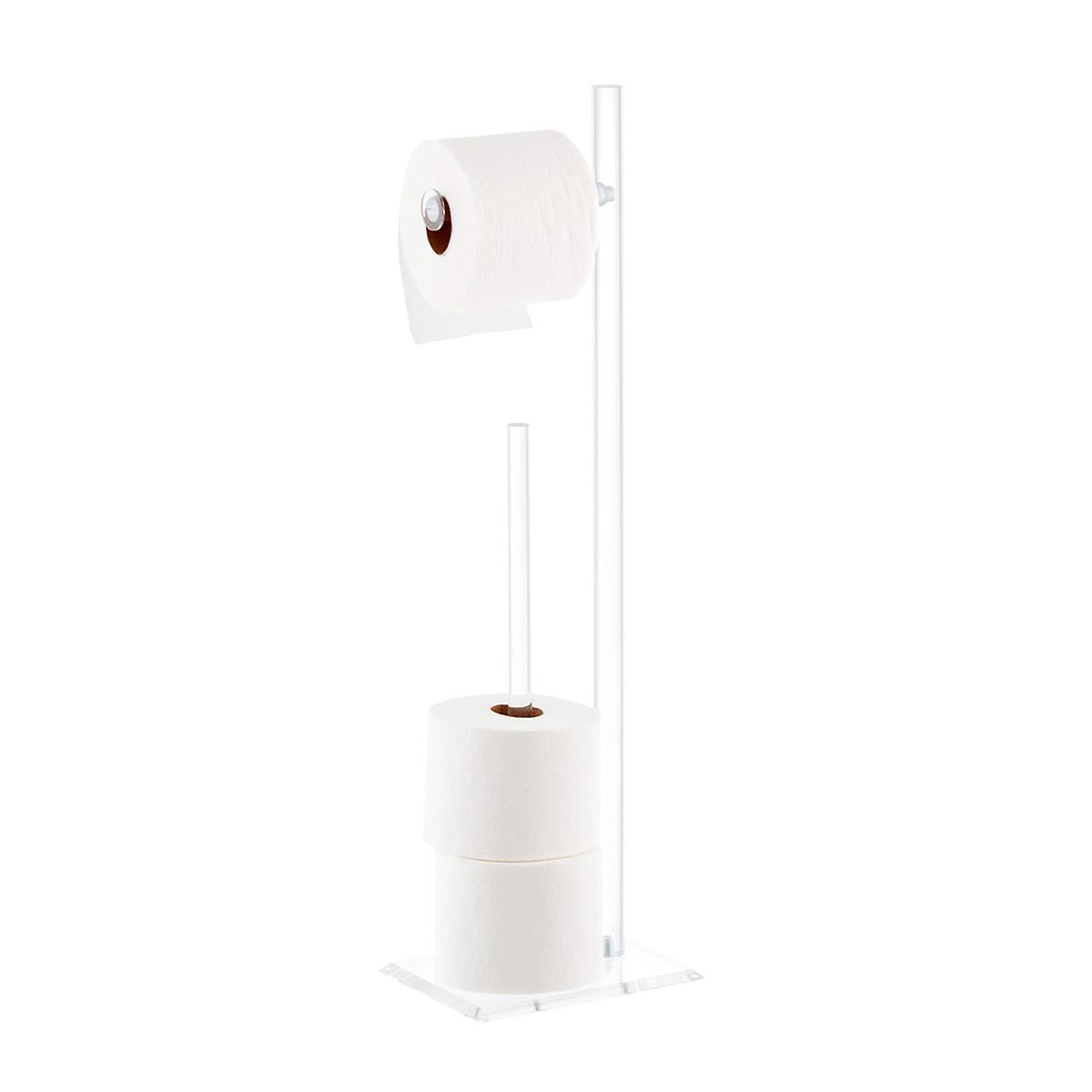 toilet paper holder stand chrome
