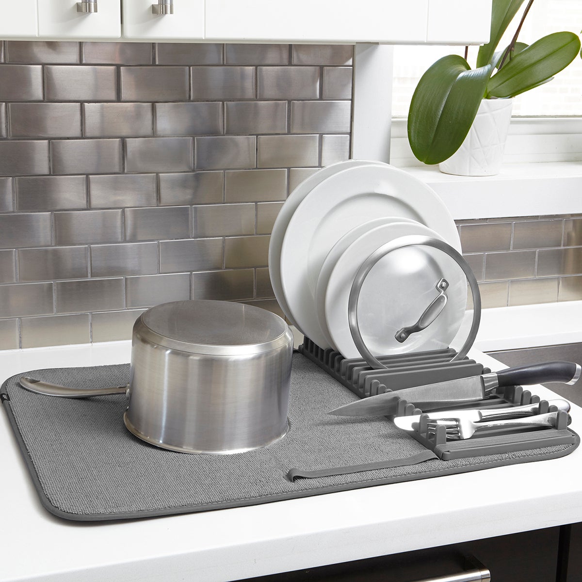 Walmart's Novashion Over the Sink Dish Drying Rack Is Ideal for