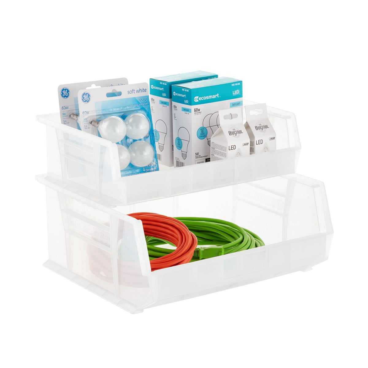 The Big One® Clear Plastic Storage Bin - Large