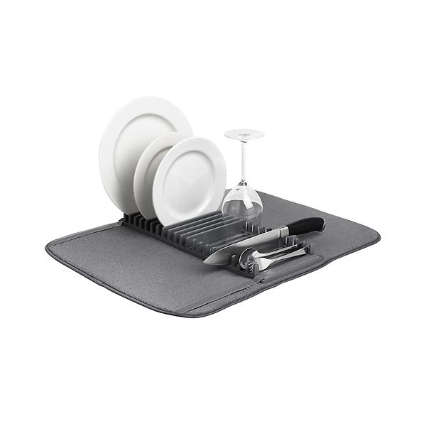Umbra XDry Folding Dish Rack with Drying Mat - Interismo Online