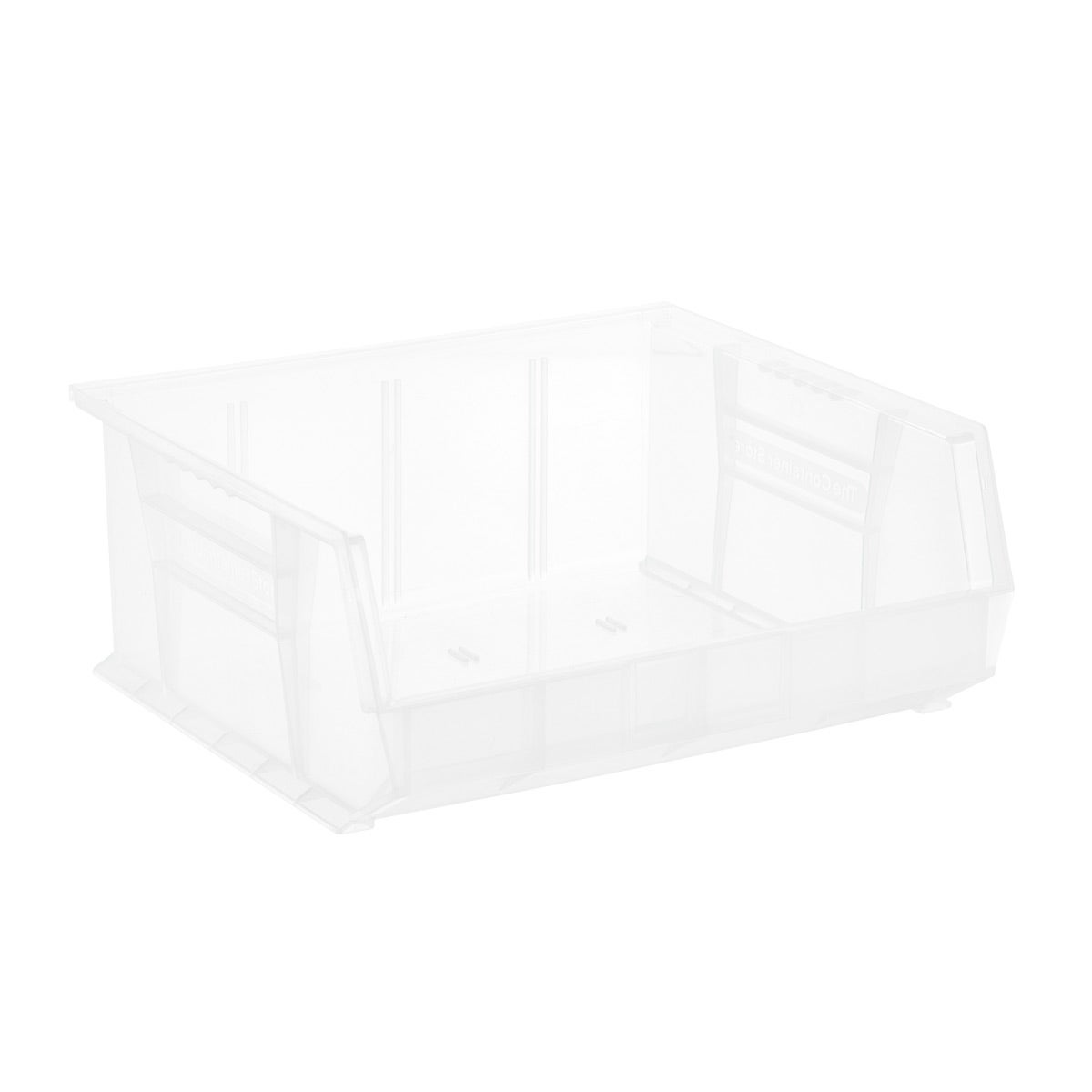 Utility Extra Wide Stackable Plastic Bins The Container Store