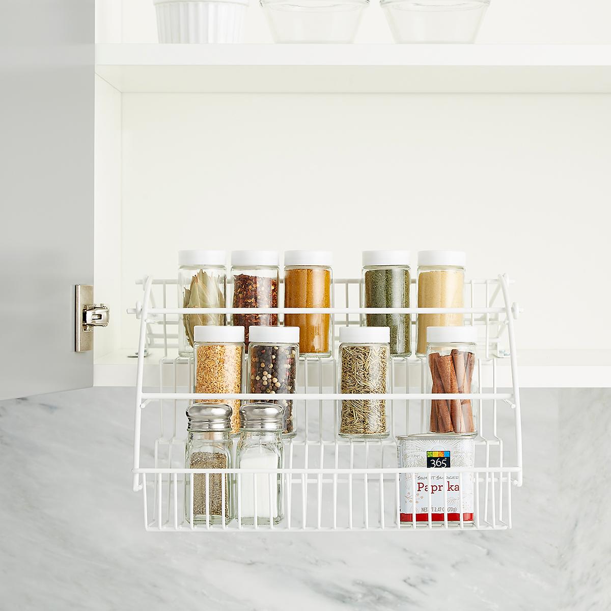 pull down spice rack