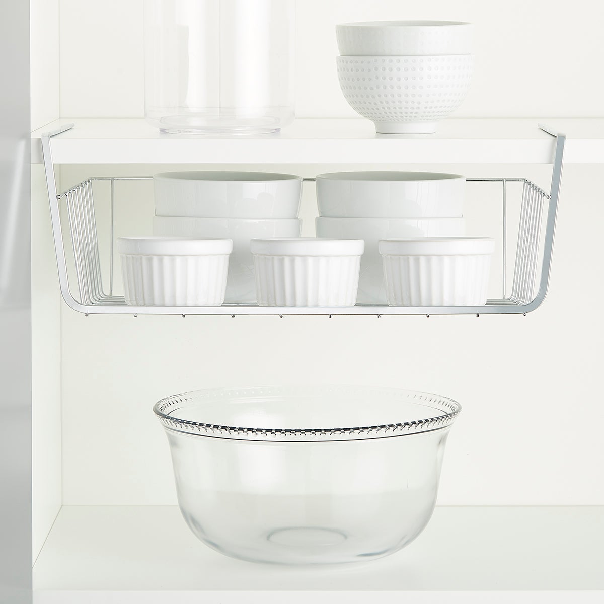 Chrome Undershelf Storage Baskets The Container