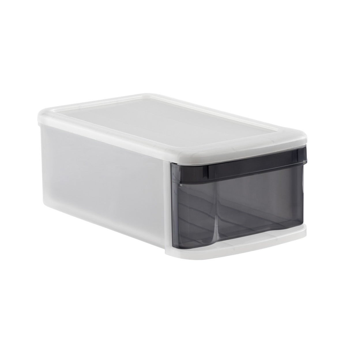 Small Tint Stackable Storage Drawer Cases Of 6 The Container Store