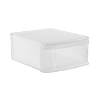 Iris Large Tint Stacking Drawer Clear