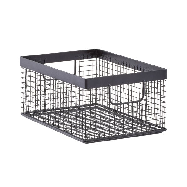 Container Store Metal Wire Organizational Storage, 90% Off