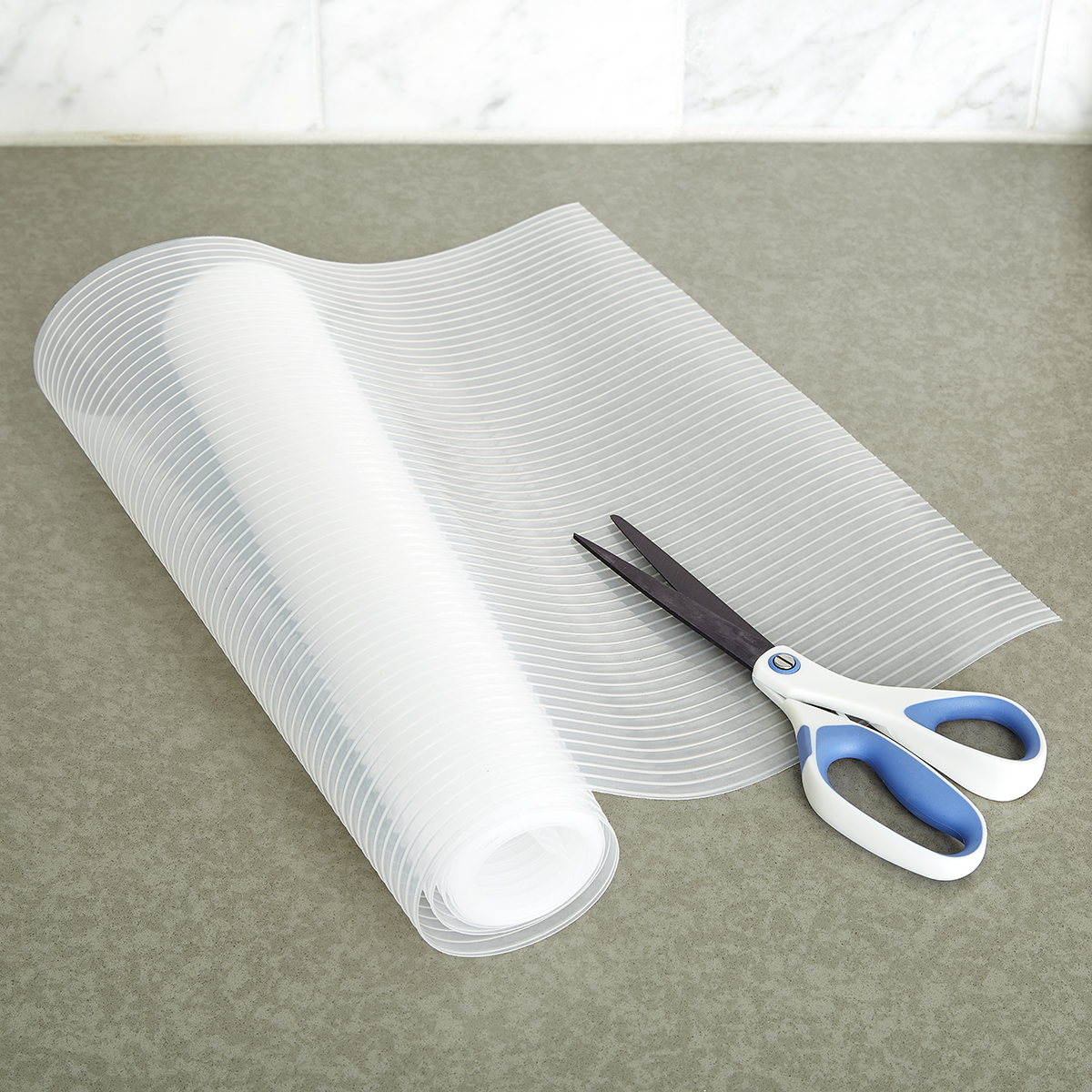 Clear Plast O Mat Ribbed Shelf Liner, Clear Shelving Paper
