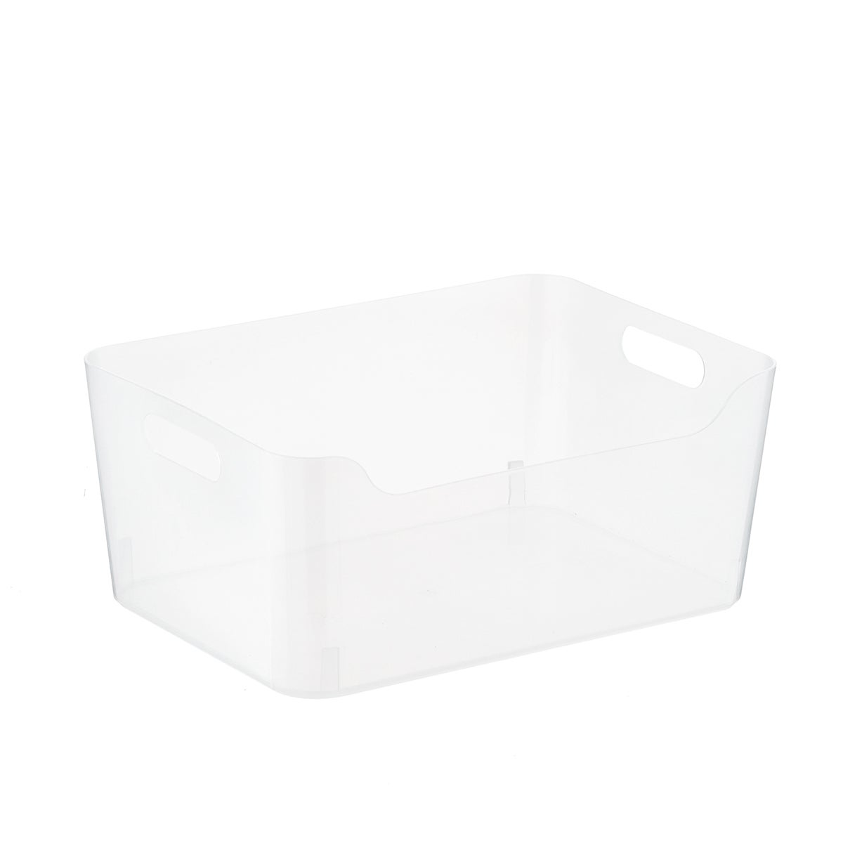 Black Large Storage Bin with Handles