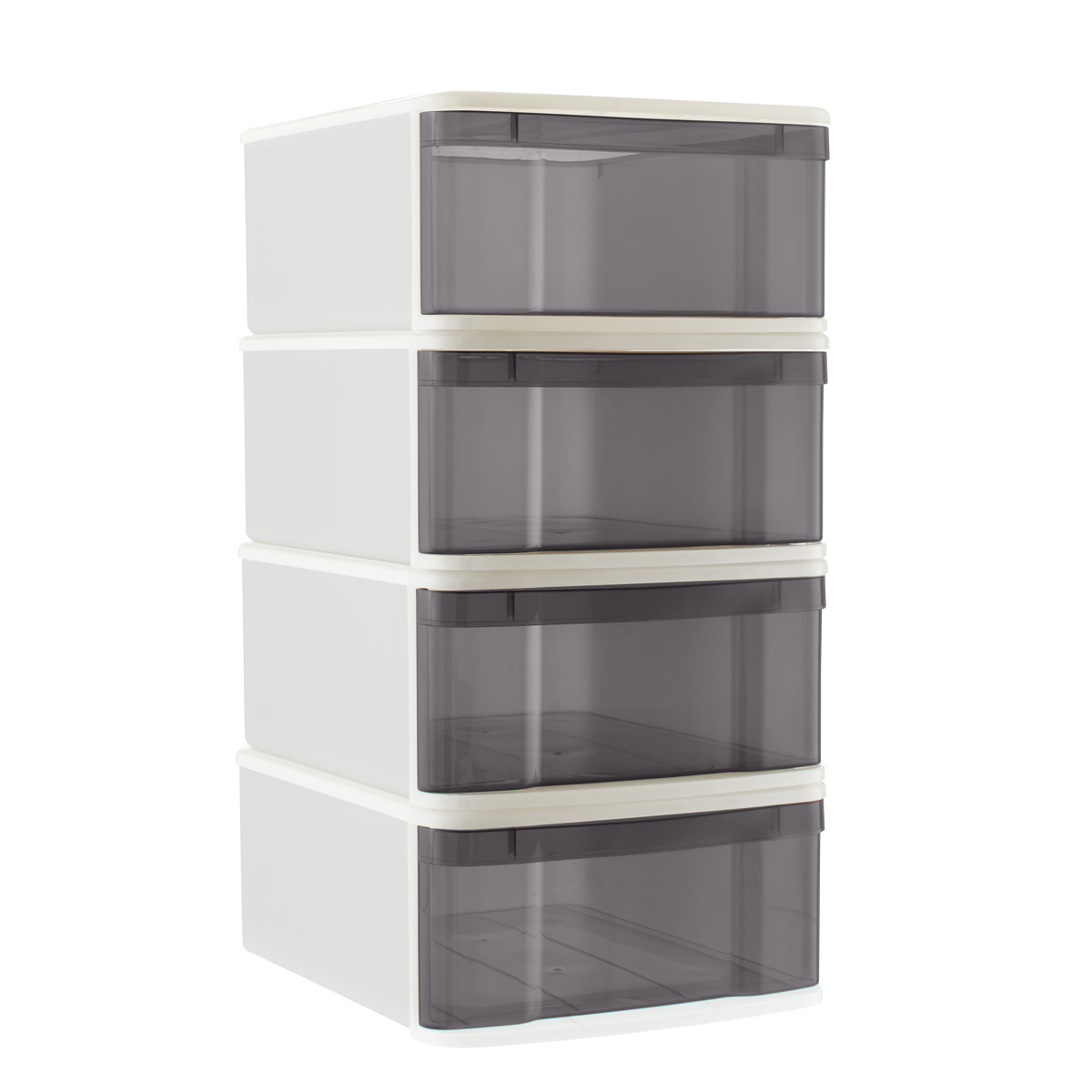 4 Drawer Shelving Chest Unit Toy Tool Equipment Storage Dresser Shelves Gray NEW