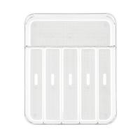 madesmart Large Flatware Tray Clear/White