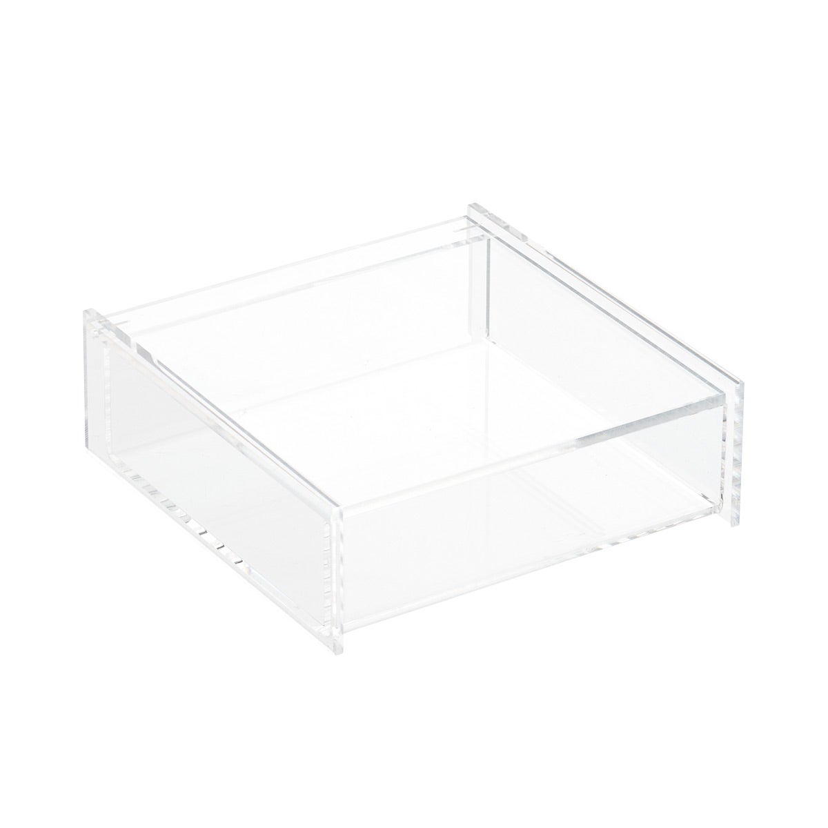 Large acrylic box with lid, Small acrylic box with lid