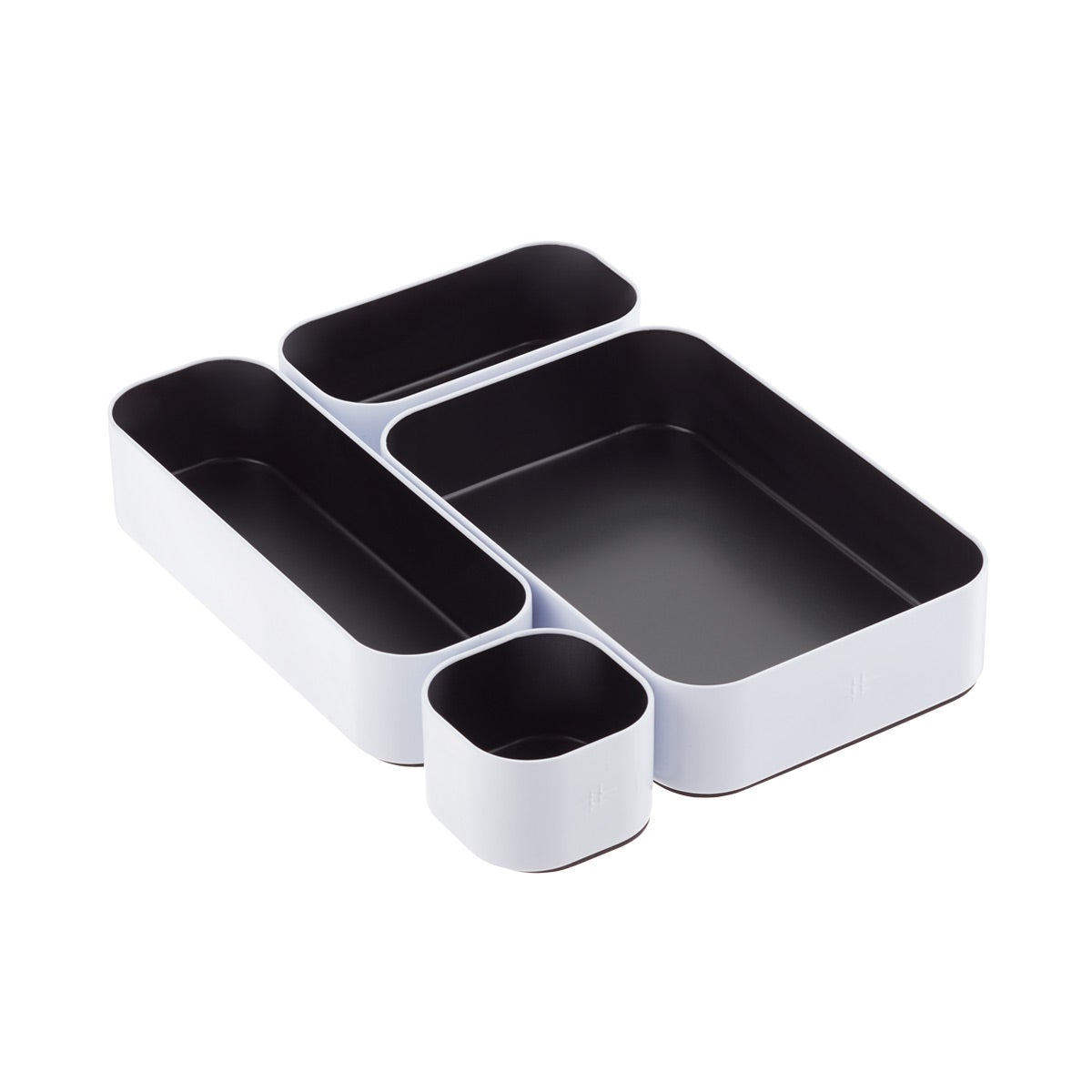 ◆インテリア◆トレイ◆3点◆mojoo◆D-2602IN19◆ Three by Three Metal Drawer Organizers Set of 4 | The Container Store