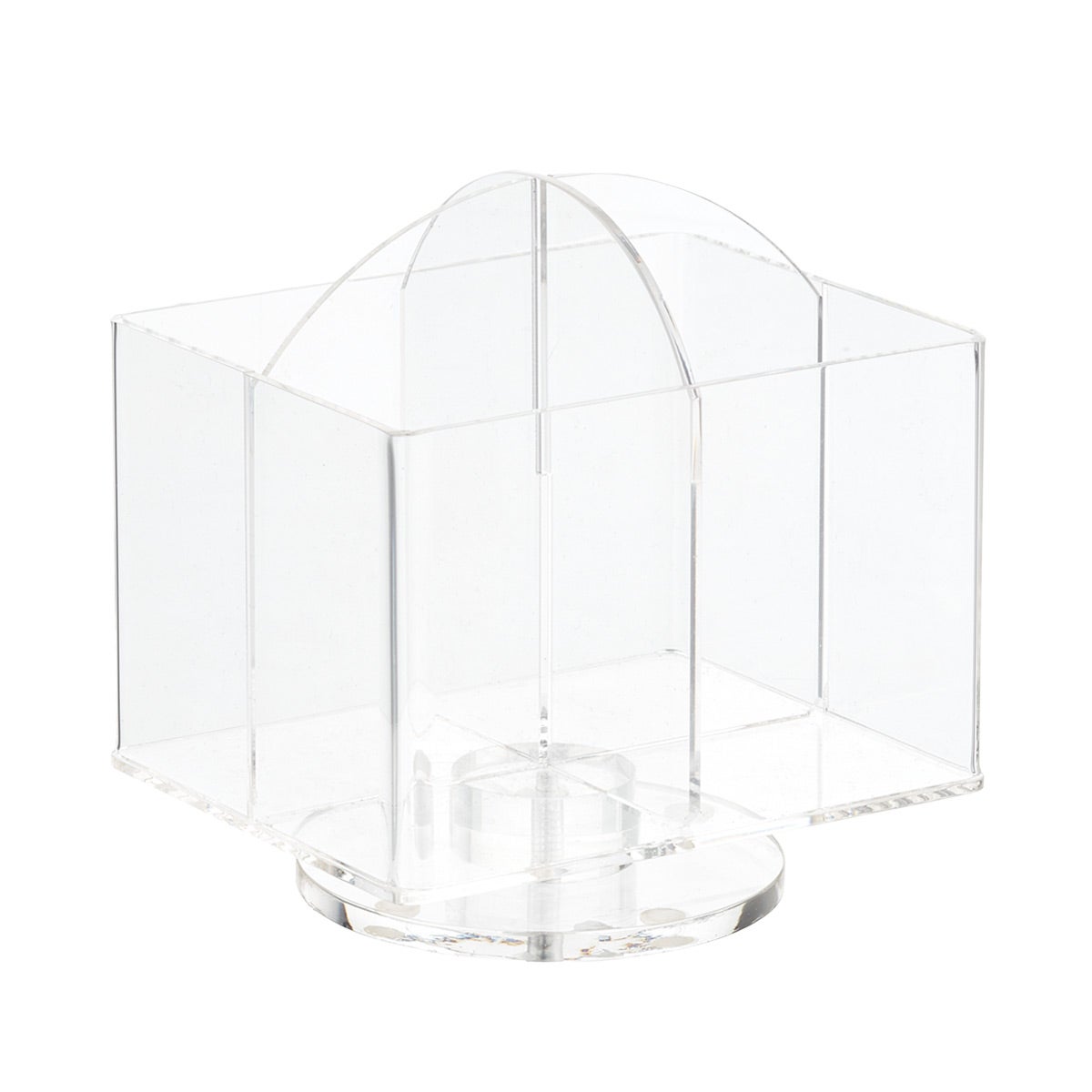 Rotating 4 Section Acrylic Pencil Cup