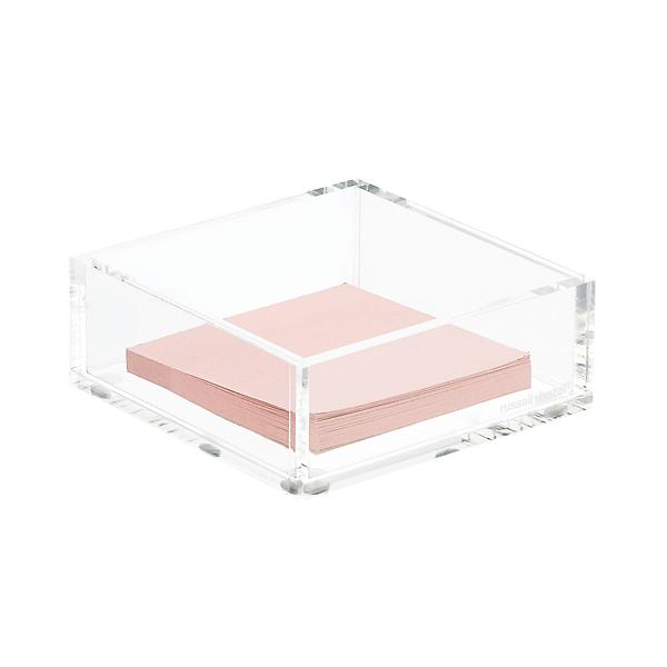 russell+hazel Acrylic Bloc with Lid | 4x1.657 | Michaels