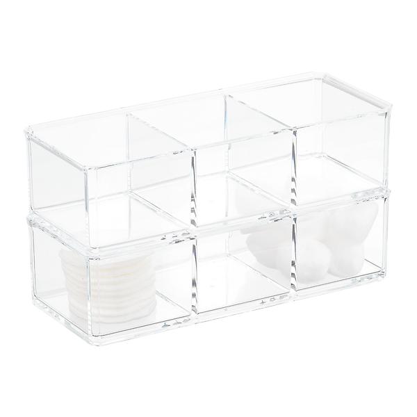 JessLab Stackable Storage, 3 Layers Acrylic Hair Accessory