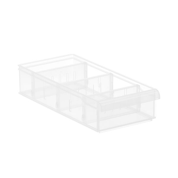 Clear Stackable Plastic Bins Drawer Organizers Starter Kit