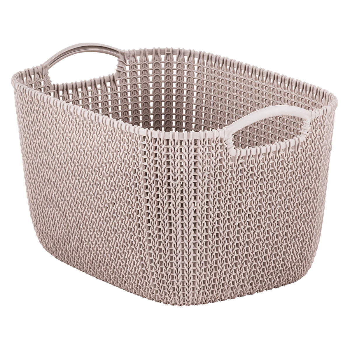 Curver Sand Knit Storage Baskets The Container Store