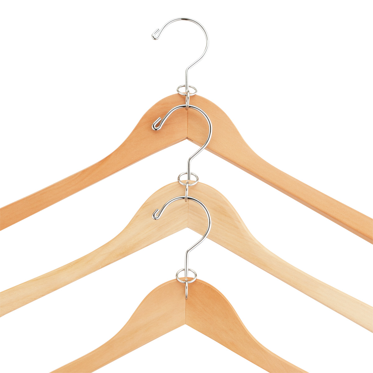 Adda Hanger-Connectors- Create Waterfall Clothing Hanger Storage, Clea –