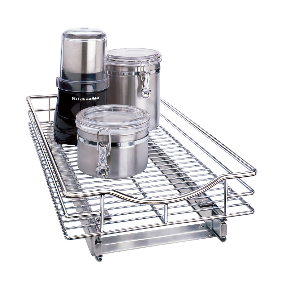 Pull Out Shelf Lynk Chrome Cabinet Drawers The Lynk Chrome Pull Out Cabinet Drawers