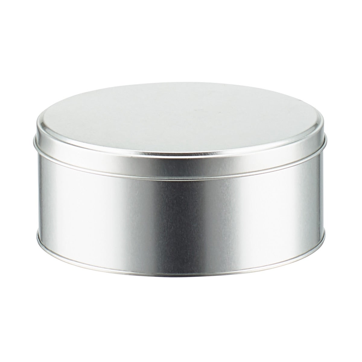 Silver Round Tins  The Container Store