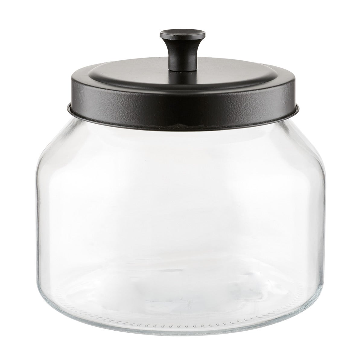 Gl Canisters With Matte Black Lids The Container