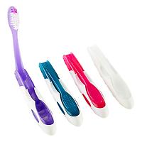 Folding Toothbrush w/Microban Assorted