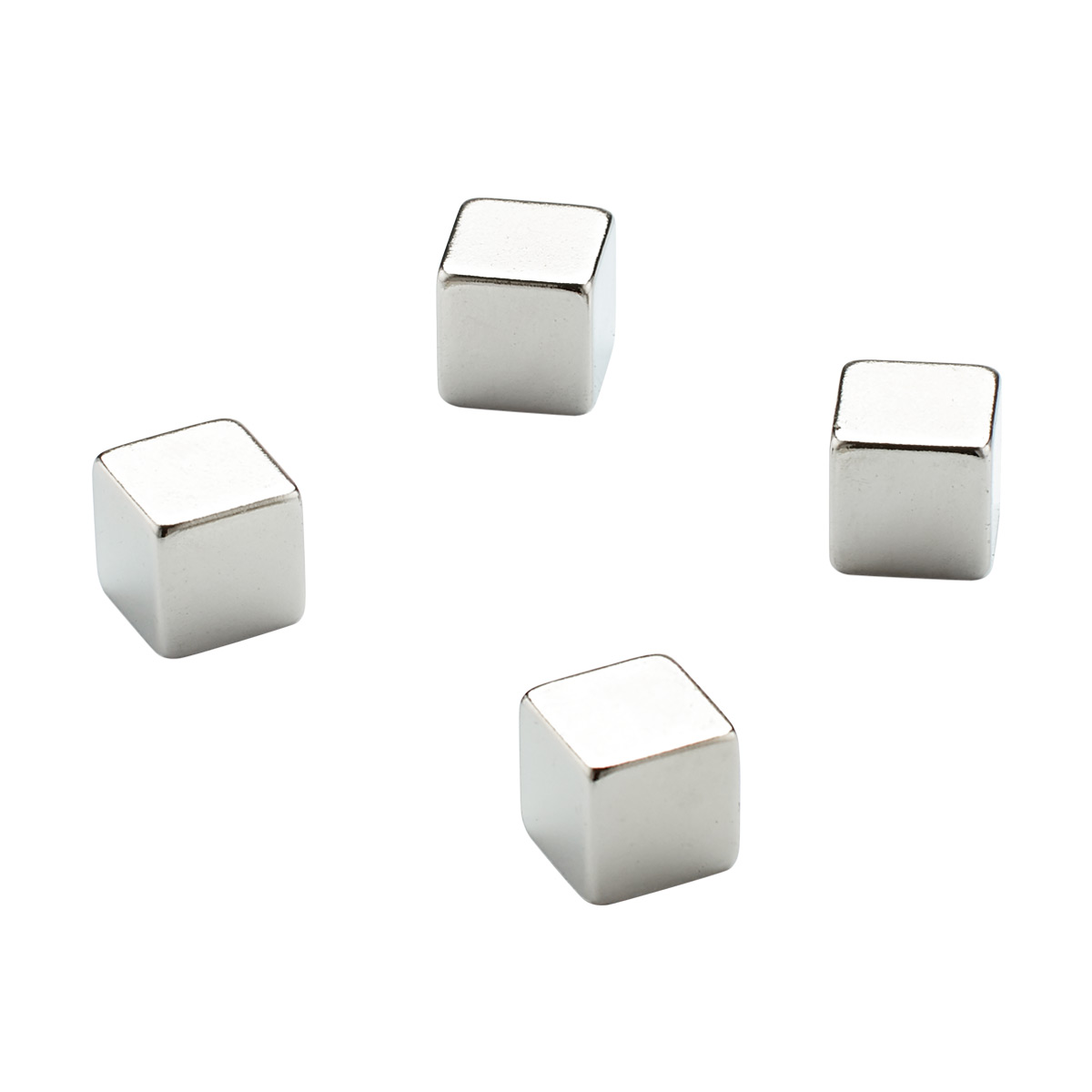 Three by Three Cube Mighties Magnets, Golden (12-Pack)