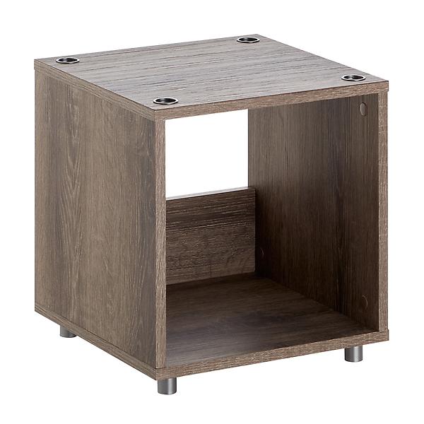 Vario Stacking Cube Rustic Driftwood, 14 Sq. x 15-1/8 H | The Container Store