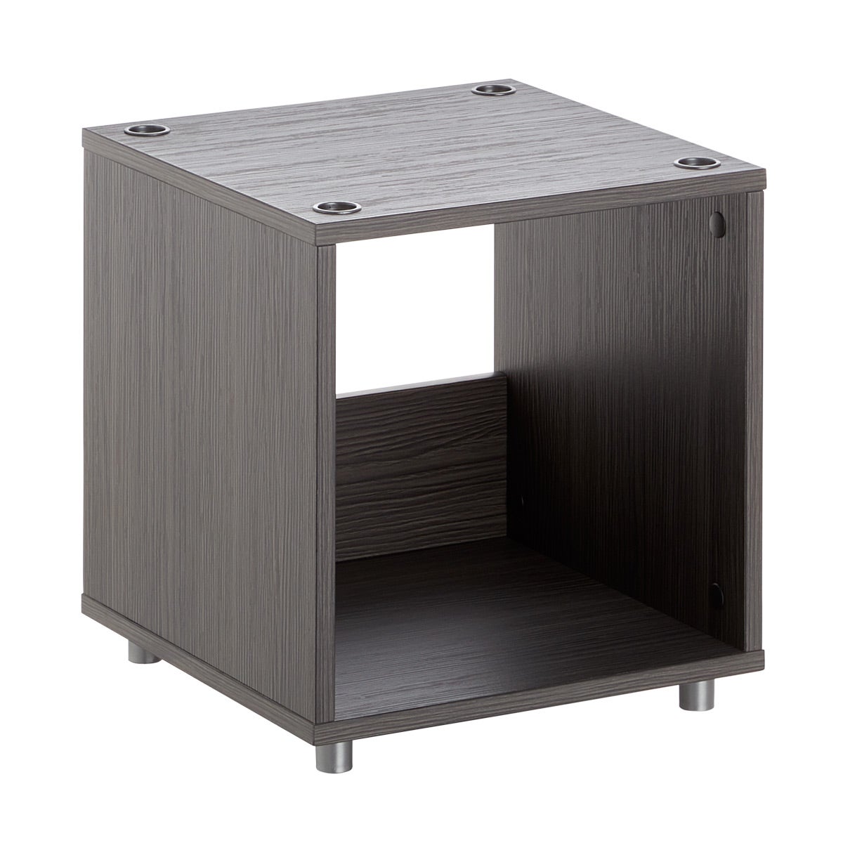 Small Weathered Smoke Vario Stackable Shelf The Container Store