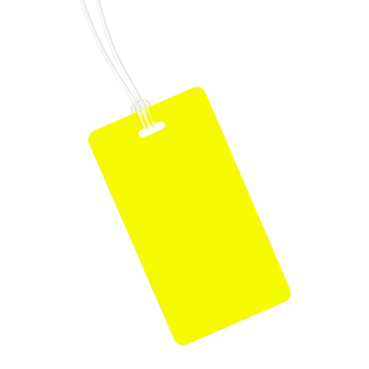 neon luggage tags