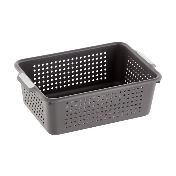 Madesmart Medium Storage Basket, Granite