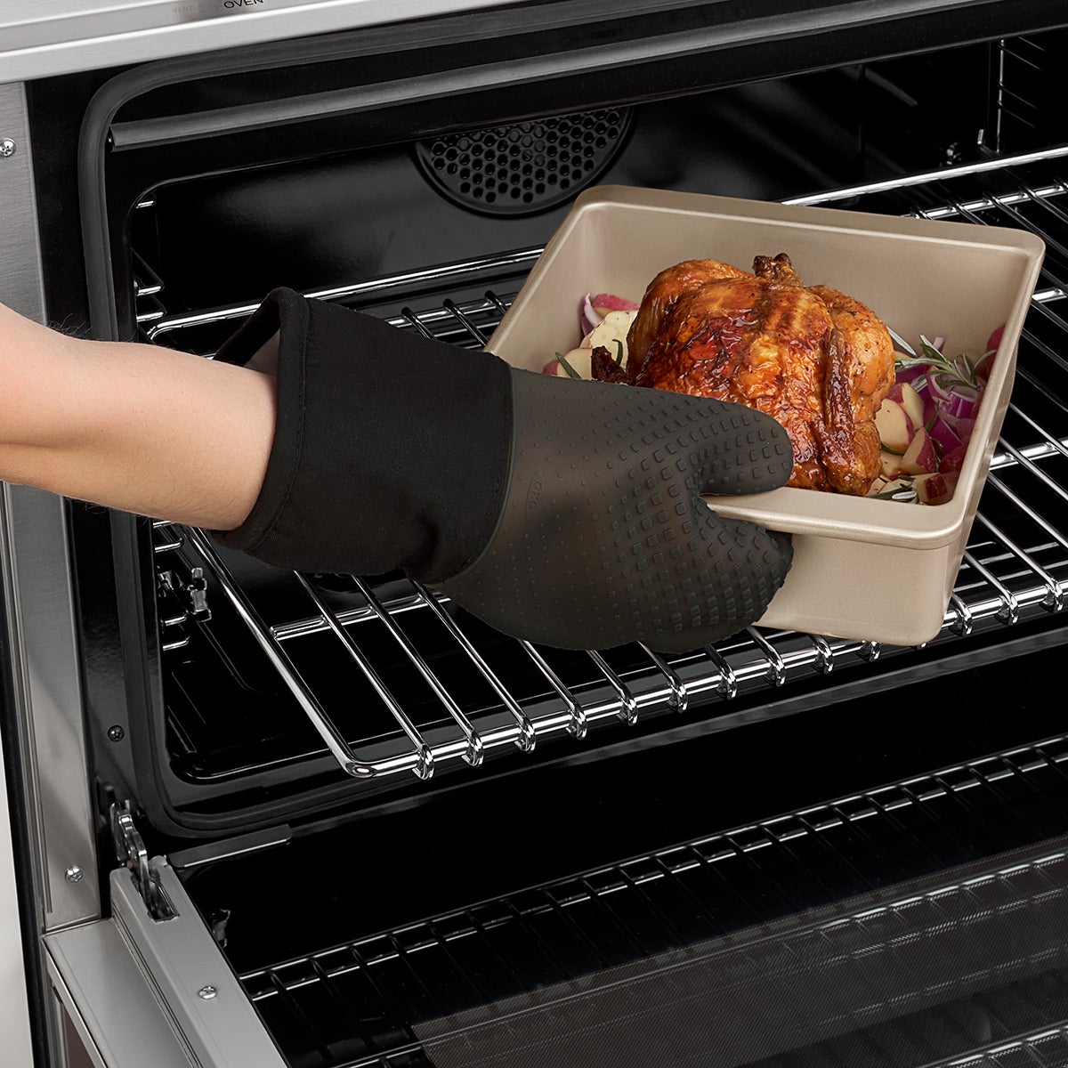 The Container Store Silicone Oven Mitts Pkg/2