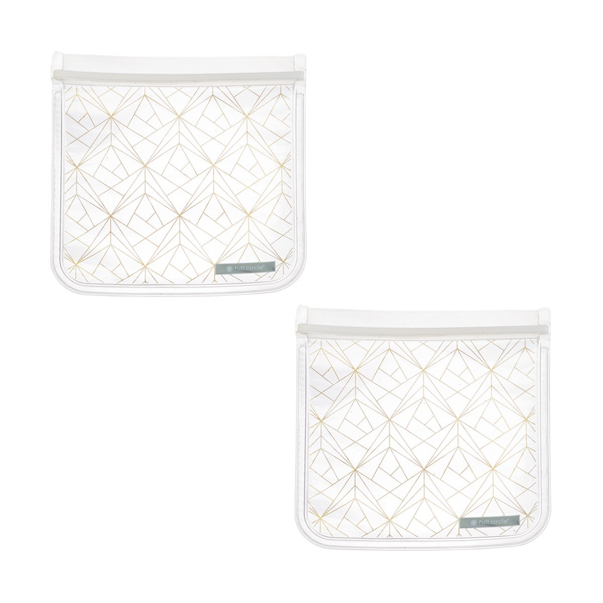 Full Circle Reusable Gold Geo Sandwich Bags The Container