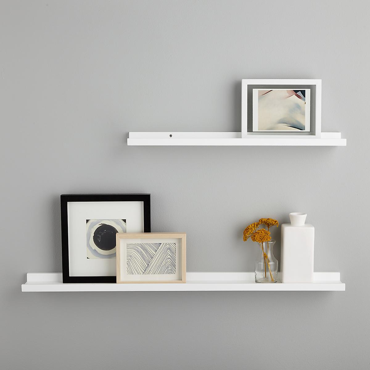 white wall shelves uk