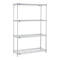 InterMetro 4-Shelf Starter Unit Silver