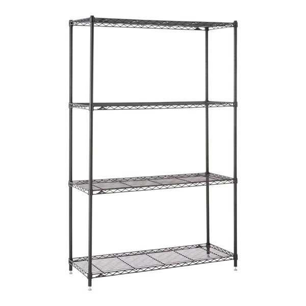 Intermetro Black 4 Shelf Starter Unit The Container Intermetro Black 4 Shelf Starter Unit